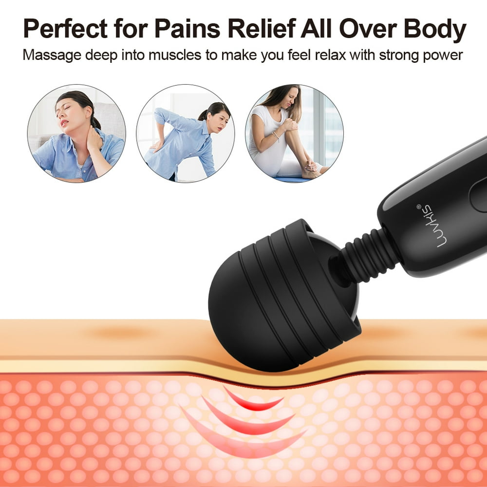 Massager Stick 20 Multispeed Vibration Modes for Neck Shoulder Back Body Massage, Handheld