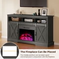 thumbnail image 6 of Royalcraft Adjustable Shelves Television Stand, Dark Grey, 58" x 34" x 16", 109 lbs, 6 of 8