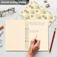 thumbnail image 4 of FORMRS 1-Subject Spiral Notebook 8" x 5" College Ruled 60 Refillable Sheet A5 Hard Cover, 2 Pack, Pastel Green Geometric, 4 of 7