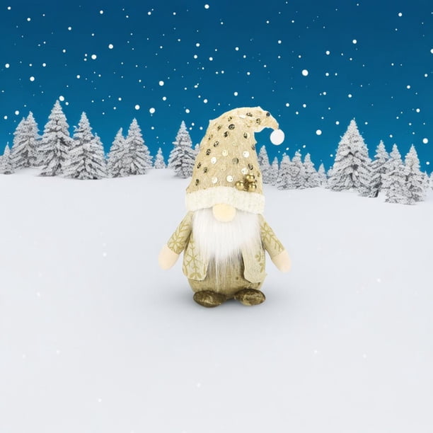 ShinYu Adornos Navideños Muñecas Tejidas Sin Rostro Adornos Navideños de Escritorio