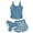 Z-Blue175, variant on JIAYUE Girls Summer Swimsuits Beach Scoop Neck Sleeveless Top Floral Print Shorts With Triangle Bikini Bottoms Large Sized Children Three Piece Tankinis Set For 7-16 Years Old