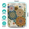 thumbnail image 3 of Washable Rubber Boho Style Vintage Floral Dish Drying Mats for Kitchen Counter Home Large Coffee Bar Pad Accessories and Decor for Utensils Stemware 18''x24'', 3 of 7