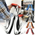 thumbnail image 1 of Herramienta multifuncional de alicates plegables con cuchillo, destornilladores y abrebotellas - Mini herramienta portátil de supervivencia para acampadas, senderismo y kits de emergencia, 1 of 4
