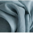 thumbnail image 4 of THD Vicky Semi Sheer Voile Window Curtain Grommet Top Panels for Bedroom & Living Room - Set of 2 (Dusty Blue, 54 W x 63 L per panel), 4 of 6