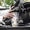 thumbnail image 4 of 30oz Chicken Bottle Spill Proof Hen Rooster Tumbler with Top Handle and Straw Lid Stainless Steel Double Wall Insulated Tumbler Coffee Mug Gift for Women Men Travel Cup for Car, 4 of 5