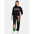 thumbnail image 2 of Wicked Women's Graphic Jogger Sweatpants, Sizes XXS-XXL, 2 of 5
