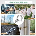 thumbnail image 6 of Uxcell 2-Sets Stainless Eyebolt M10x20mm Shoulder Lifting Eye Bolt with Nuts Washers Male Screw Thread Ring, 6 of 6