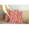 thumbnail image 2 of Ambesonne Colorful Throw Pillow Cover 2 Pack, Pink Stripes Lines, 20", Multicolor, 2 of 7