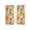 Beige, variant on Watercolor Floral Sheer Curtains 96 Inch Length 2 Panels Set Window Treatments, Spring Poppy Daisy Flowers Botanical Beige Rod Pocket Semi Curtains for Living Room/Bedroom/Kitchen, 104"W x 96"L