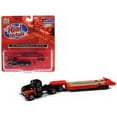 thumbnail image 2 of Classic Metal Works CMW31193 1954 IH R-190 Tractor Truck with Lowboy Trailer Bonito Contractor Black & Red 1 by 87 HO Scale Model, 2 of 2