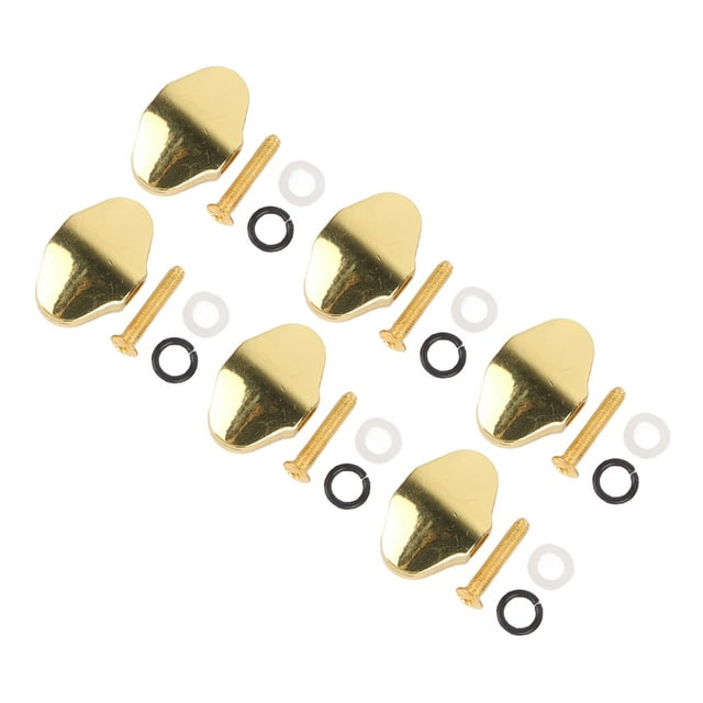 6pcs Guitar String Tuning Pegs Electric Guitar Tuning Keys With Screws And Washers Guitar Tuner Machine Head Buttons