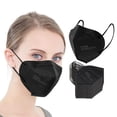 thumbnail image 2 of Mascarilla facial LEMENT KN95 negra con 5 capas de protección contra el polvo, 25 unidades, 2 of 9