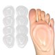 thumbnail image 1 of Almohadillas metatarsianas de gel para la bola del pie, paquete de 8 unidades, FCYIMI, 1 of 7