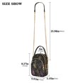 thumbnail image 2 of FORMRS Crossbody Bag for Women Shoulder Cell Phone Purse with Zipper, Purple Floral Pattern, 2 of 7