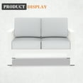 thumbnail image 2 of Outdoor Aluminum Patio Loveseat, 2 Seater Sofa Chair with Cushions, 2 of 7