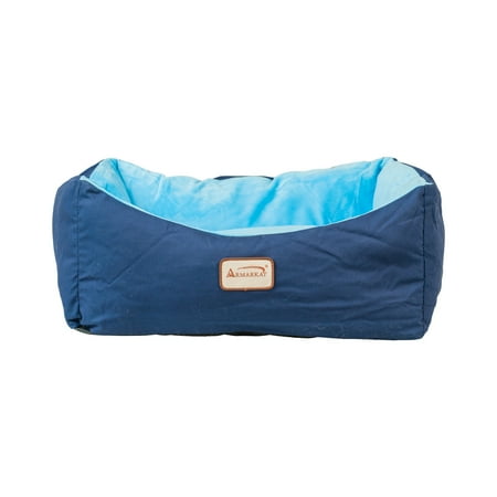 UPC: 0815481010475 | Armarkat Pet Cat Bed  Small Pet Bed  Navy Blue/Sky Blue  C09HSL/TL