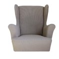thumbnail image 1 of Abbracc Sofa Covers Seat Removable Stretch Spandex Protective Covers for Wing Arm, Sofa Brown, 1 of 9