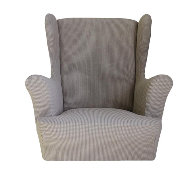 Abbracc Sofa Covers Seat Removable Stretch Spandex Protective Covers for Wing Arm, Sofa Brown