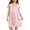 Pink, variant on Oudiya Girls Short Sleeve Nightgown Silk Satin Pajama Dress Soft Princess Sleepwear for Kids 6-14Y