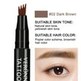 thumbnail image 1 of Iumwxz Microblade Brow Pen,4-Tip Microblade Brow Pen,Liquid Water Eyebrow Pencil 3D Simulation, Eyebrow Color Rendering, Natural Sweat Eyebrow Pencil, Four Colors, 1 of 3