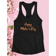 thumbnail image 3 of Mother's Day Orange  Racerback Tank Women -Image by Shutterstock, Female x-Small, 3 of 4