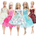 thumbnail image 1 of Outfits Clothes For Barbie Doll Accessories Kids Toy, 1 of 5
