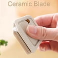 thumbnail image 4 of Auto-Retract Ceramic Mini Box Cutter, Magnetic Ceramic Box Cutter, Retractable Portable Cardboard Opener with Right Angle Groove, 4 of 6