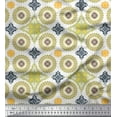 thumbnail image 1 of Soimoi Tissu Popeline de Coton Imprimé Floral Mandala au Mètre 56 Pouces de Large, 1 of 3