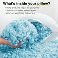 thumbnail image 3 of Arsny Cooling Pillow, Shredded Memory Foam Pillows, Adjustable Bed Pillows for Back Pain, Neck & Side Sleepers,King of 1 Pack, 3 of 5