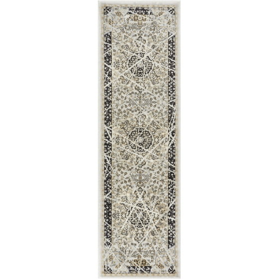Well Woven Veneto Beige Medallion Modern 2x7 2 3 X 7 Runner Well Woven Veneto Beige Medallion Modern 2x7 2 3 X 7 Runner Area Rug Black Ivory Gold Vintage Fl Oriental Carpet Com