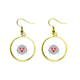 thumbnail image 1 of Máscara, cara bonita. Ear Dangle Golden Drop Earring Jewelry Mujer Unbranded M, 1 of 3