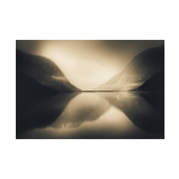 Canvas Wall Art - Katarina Holmstrom 'Glow In The Dark' Wall Art for Living Room, Bedroom, or Office Décor by Trademark Fine Art - 19 x 12 Inches