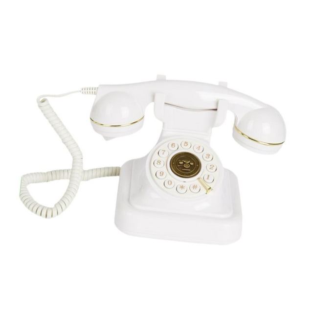 simhoa Livre d'Or Audio Téléphone Livre d'Or Audio pour Occasions Spéciales Fête Blanc