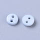 thumbnail image 2 of Nylon Tiny Button Micro Buttons Sewing Buttons 2-Hole Light Sky Blue 4.5x1.5mm Hole: 0.8mm, 2 of 2