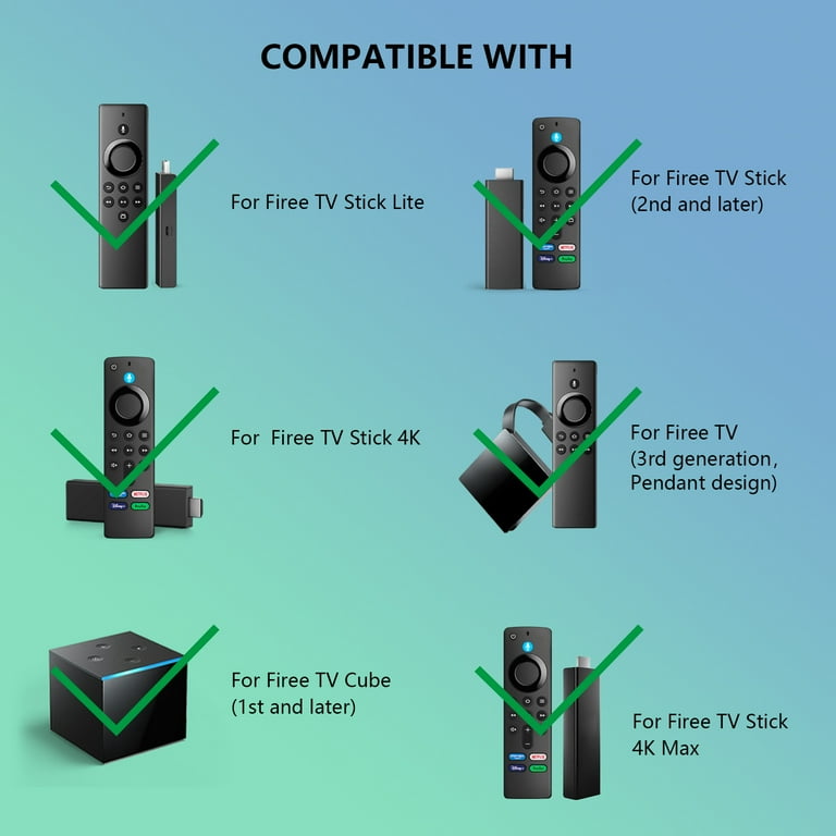 Replacement Voice Remote for Fire TV Stick 4K/2nd & 3rd Gen