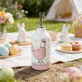thumbnail image 6 of AURIGATE Easter Chicken Ceramic Soap Dispenser, Pink Chicken Polka Dot Lotion Pump Bottle for Bathroom Kitchen Decor, 6 of 6
