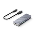thumbnail image 1 of M2 SSD Case NVMe SSD Enclosure USB 3.2 Gen2 10Gbps USB C Portable External Enclosure Tool-Free B, 1 of 6