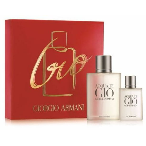 Giorgio Armani 134 Value Giorgio Armani Acqua Di Gio Cologne Gift Set For Men 2 Pieces Walmart Com Walmart Com