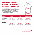 thumbnail image 3 of Milwaukee 48-73-5092 Class 2 High Visibility Orange Performance Safety Vest - L/XL (CSA), 3 of 9