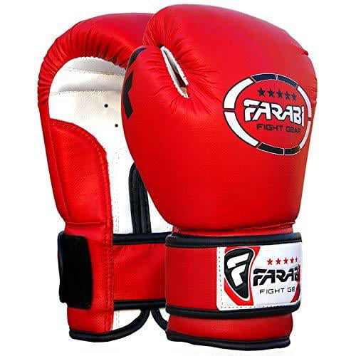 FARABI Kids Hybrid Boxing Inner Gloves Punching Boxing Gloves White