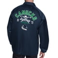 thumbnail image 2 of Men's Starter  Navy Vancouver Canucks Retro Logo Raglan Coaches Full-Snap Jacket, 2 of 2