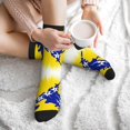 thumbnail image 7 of Men's Bosnian Flag Map Novelty Athletic Socks Women's Digital Printing Funky Patterned Crew Socks, 7 of 7