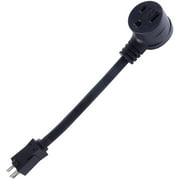 ALEKO WAC101550 Heavy Duty Welder Adapter Cord - STW 10/3 - 15A Male to 50A Female - 12-Inch