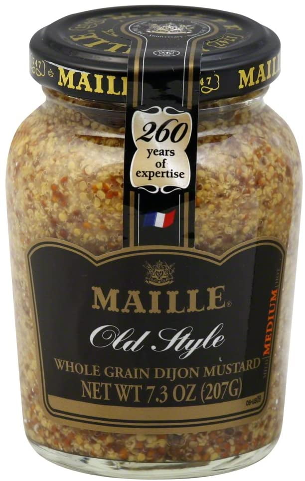 Maille Old Style Whole Grain Dijon Mustard 7 3 Oz Walmart Com Walmart Com