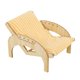 thumbnail image 1 of Hamaca para gatos, salón para gatos, cama para mascotas, cómoda cama elevada para gatos, rascador moderno Felpa, 1 of 9