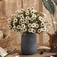 thumbnail image 7 of Artificial Daisy Flowers with Stems, 13.39 inch Fake Chamomile Bouquet, Wedding Floral Stem, Rustic Home Decor, Party Table Arrangement, Outdoor Faux Floral Spray for Vase Centerpiece, Fall Decor, 7 of 7