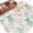Multicolor, variant on Teal Red Jellyfish Coastal Round Area Rug 3Ft Washable Small Circle Rugs for Kitchen Entryway, Summer Beach Coral Starfish Nautical Non-Slip Carpet Floor Mats Indoor Outdoor Carpet Runner Home Decor