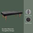 thumbnail image 5 of Covermates Outdoor 8FT Pool Table Cover - Water-Resistant Vinyl, Mesh Vents - Black, 5 of 7