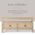 thumbnail image 4 of Maven Lane Turner Wooden Media Unit in Antiqued White Finish, 4 of 6