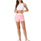 thumbnail image 2 of Pantalones cortos de sudadera para mujer INSPIRE CHIC, casuales, de verano, para lounge, atléticos, elásticos, de algodón, para correr, color rosa, 2 of 6